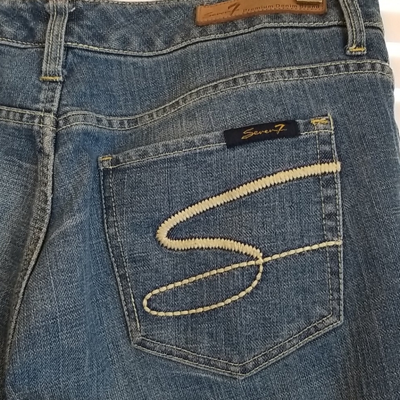 Seven Premium Denim Womens Flare Jeans - Picture 7 of 12